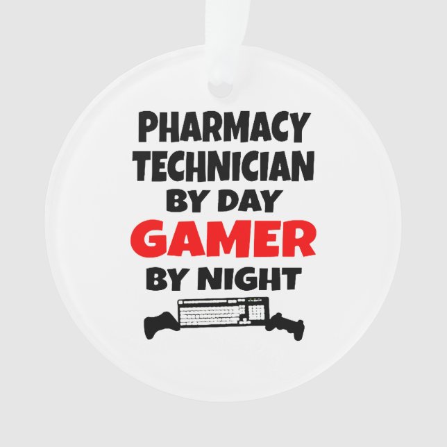 Pharmazeutischer Techniker Gamer Ornament (Vorderseite)