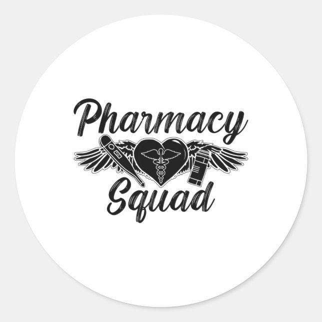 Pharmazeutischer Techniker Medicine Tech Pharmacy  Runder Aufkleber (Vorderseite)
