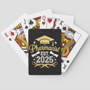 Pharmazeutischer Unternehmer Est 2025 Pharmazeutis Spielkarten