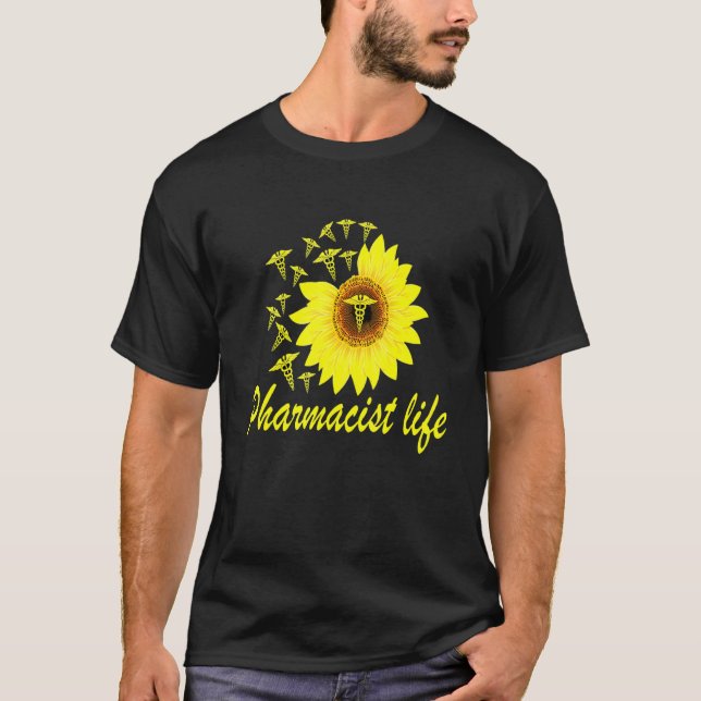 Pharmazeutischer Unternehmer Heartbeat Certified P T-Shirt (Vorderseite)