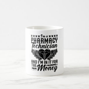 Pharmazeutischer Unternehmer Medicine Tech I bin P Kaffeetasse