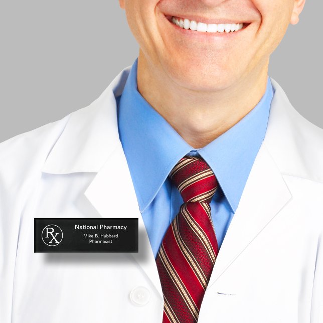 Pharmazeutischer Unternehmer Namenschild (Von Creator hochgeladen)