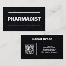 Pharmazeutischer Unternehmer QR Kraft Visitenkarte