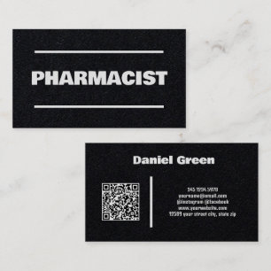 Pharmazeutischer Unternehmer QR Kraft Visitenkarte