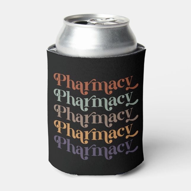 Pharmazeutischer Unternehmer Retro Pharmacy Studiu Dosenkühler (Kanne Vorderseite)