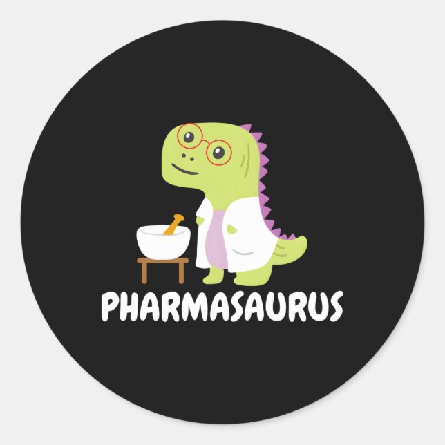 Pharmazeutischer Unternehmer Runder Aufkleber (Vorderseite)