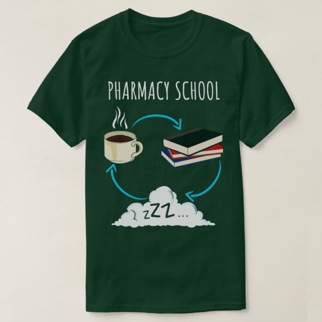 Pharmazeutischer Unternehmer Student Future Pharma T-Shirt (Design vorne)