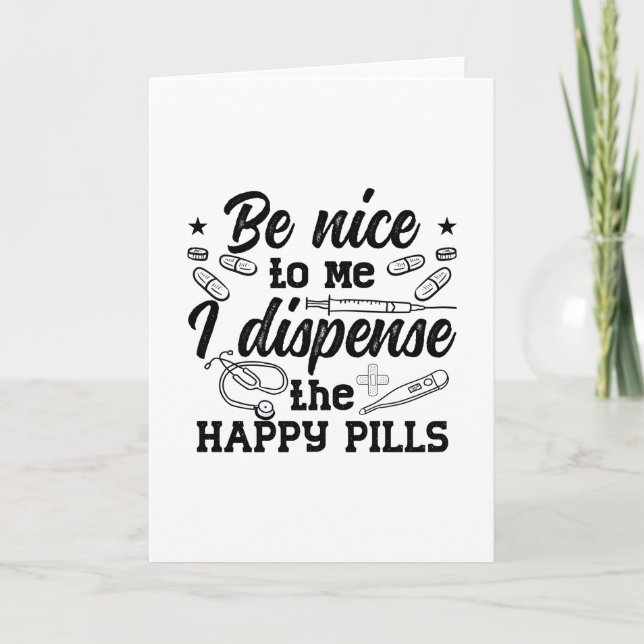 Pharmazeutischer Unternehmer Tech Be Nice to me Karte (Vorderseite)