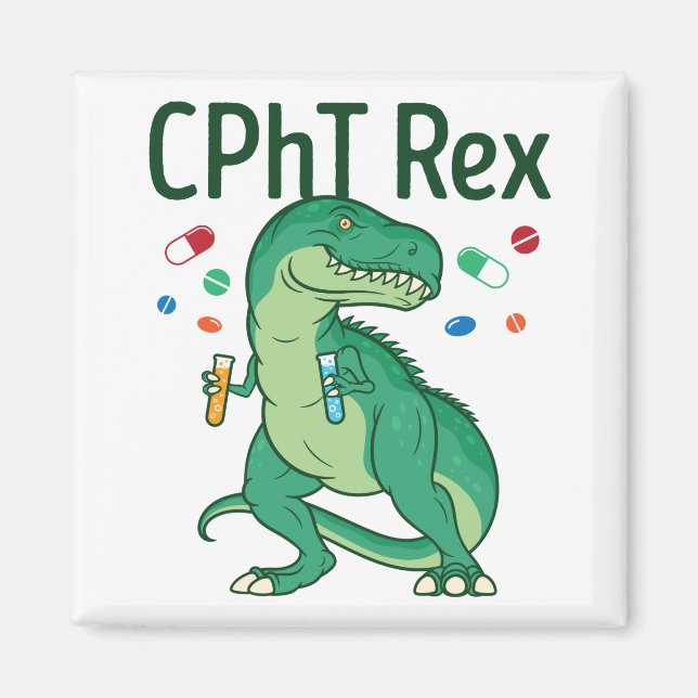 Pharmazeutischer Unternehmer Tech CPhT Rex Magnet (Vorne)