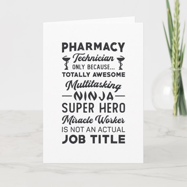 Pharmazeutischer Unternehmer Tech Hero Medicine Ph Karte (Vorderseite)