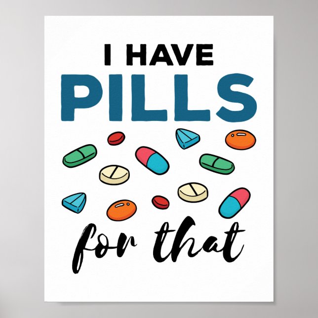 Pharmazeutischer Unternehmer Tech Ich habe dafür T Poster (Vorne)