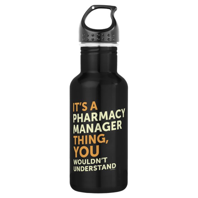 Pharmazeutischer Unternehmer Trinkflasche (Vorderseite)