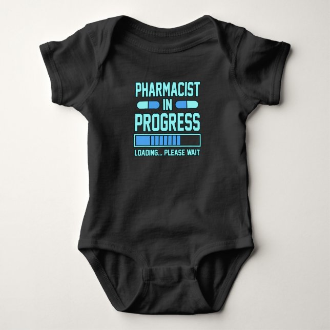 Pharmazeutischer Unternehmer und Pharmazeutischer  Baby Strampler (Vorderseite)