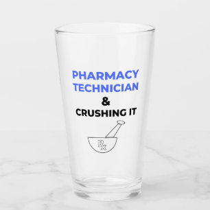 Pharmazeutischer Unternehmer und Zerkleinerer er 2 Glas