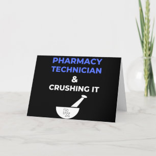 Pharmazeutischer Unternehmer und Zerkleinerer Karte