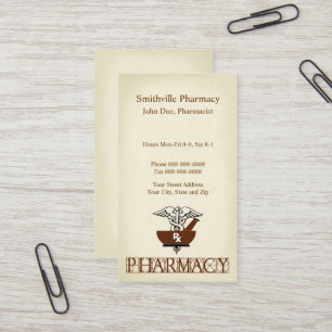 Pharmazeutischer Unternehmer-Visitenkarte Visitenkarte