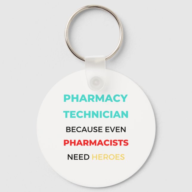 Pharmazeutischer Unternehmer, weil sogar Apotheker Schlüsselanhänger (Vorderseite)