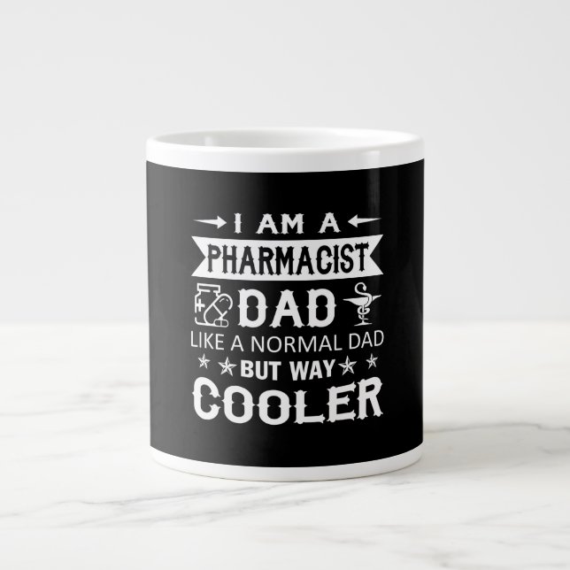 Pharmazeutischer Vater Jumbo-Tasse (Vorderseite)