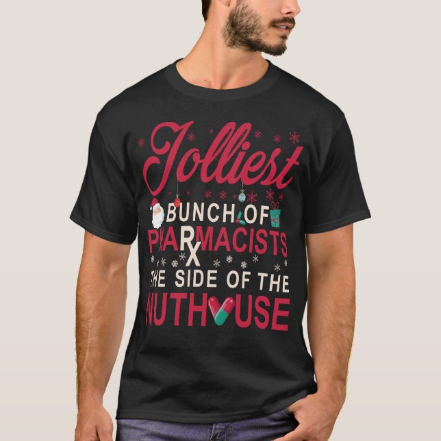 Pharmazie Jolest Gruppe von Apothekern diese Seite T-Shirt (Vorderseite)