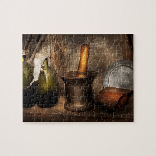 Pharmazie - Pestle - Zuhause - Mittel (Horizontal)