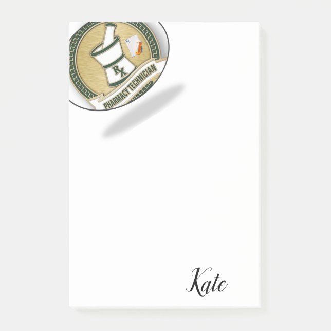 Pharmazie Tech Post-it Klebezettel (Vorderseite)