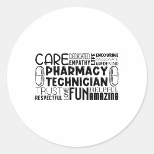 Pharmazie Tech Zitat Arzneimittel Apotheker Techni Runder Aufkleber