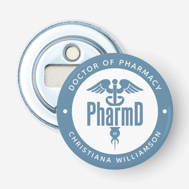 PharmD Arzt des Pharmazeutischen Abschlusses Apoth Flaschenöffner (Vorderseite)