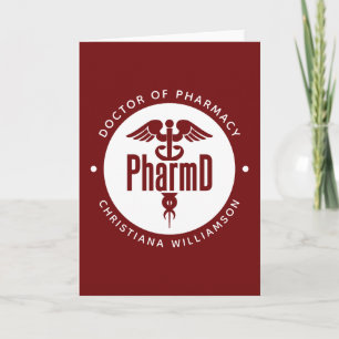 PharmD Arzt des Pharmazeutischen Abschlusses Apoth Karte