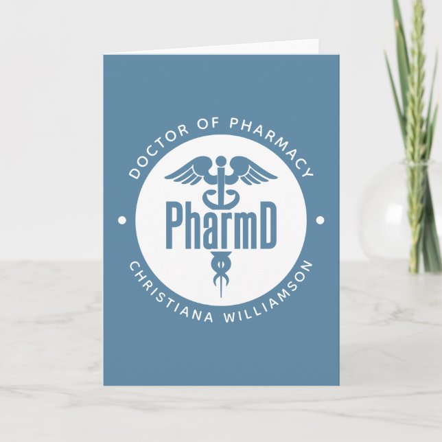 PharmD Arzt des Pharmazeutischen Abschlusses Apoth Karte (Vorderseite)