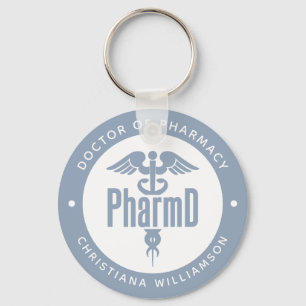 PharmD Arzt des Pharmazeutischen Abschlusses Apoth Schlüsselanhänger