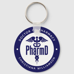PharmD Arzt des Pharmazeutischen Abschlusses Apoth Schlüsselanhänger