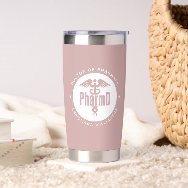 PharmD Arzt des Pharmazeutischen Abschlusses Apoth Thermobecher (Wohnzimmer)