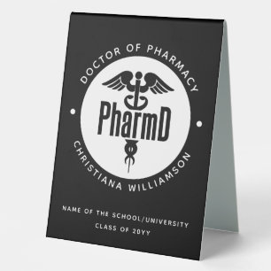 PharmD Arzt des Pharmazeutischen Abschlusses Apoth Tischaufsteller