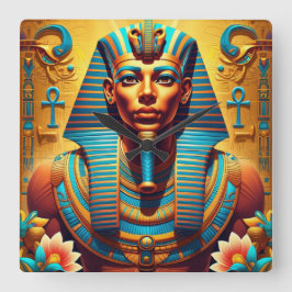 Pharoah Quadratische Wanduhr