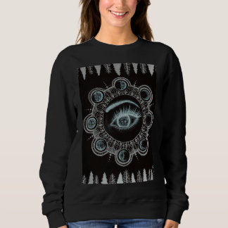 Phasen des Mond-Auges Sweatshirt