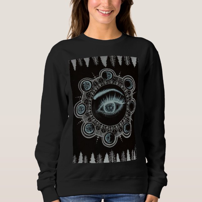 Phasen des Mond-Auges Sweatshirt (Vorderseite)