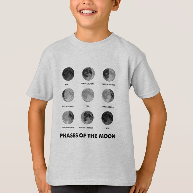 Phasen des Mond-Shirts T-Shirt (Vorderseite)