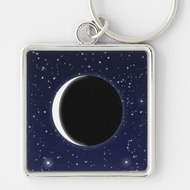 Phasen des Mondes Schlüsselanhänger (Vorne)