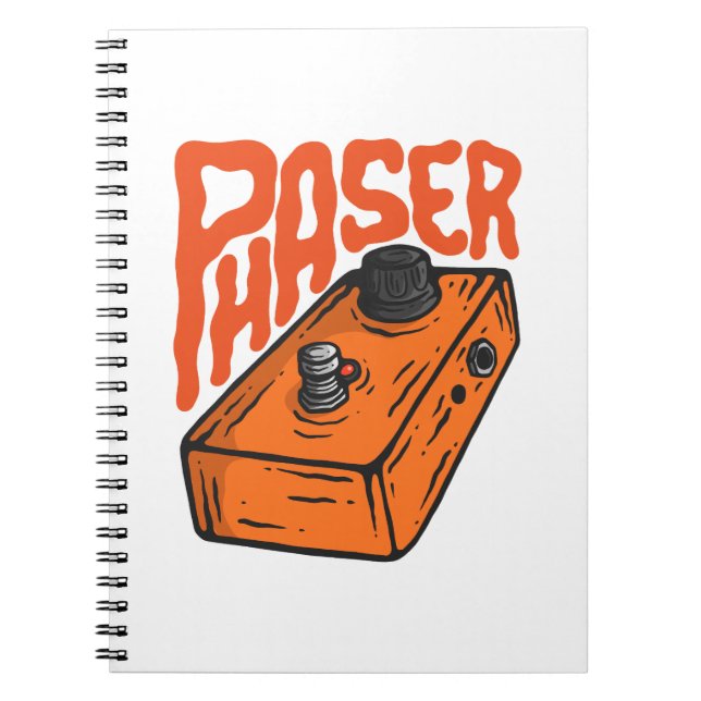 Phaser Pedal Notizblock (Vorderseite)