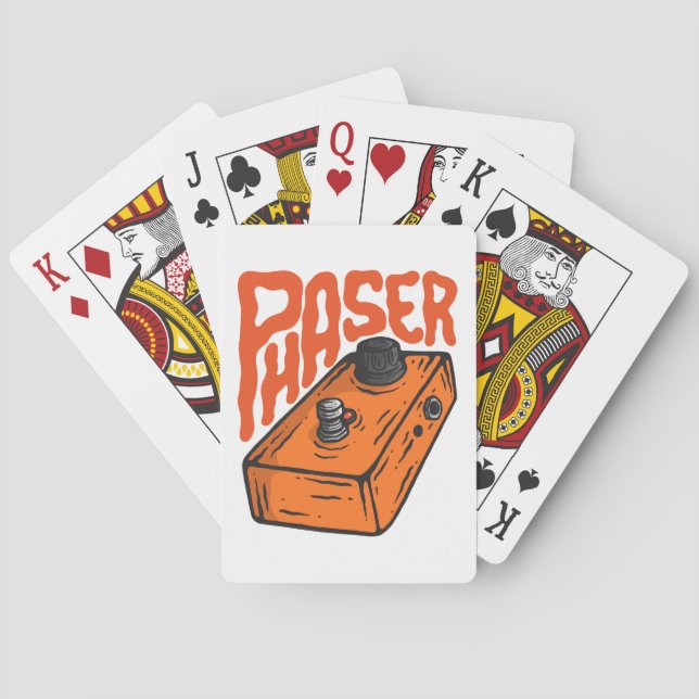 Phaser Pedal Spielkarten (Rückseite)