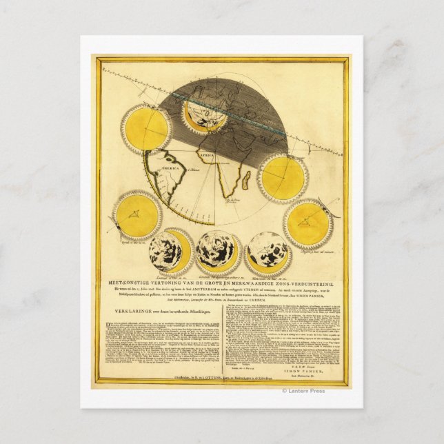 Phases de la Lune autour de la carte de la Terre (Devant)