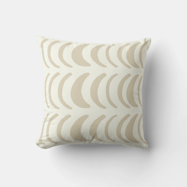 Phases de lune coussin dans un décor de pépinière  (Recto)