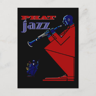 Phat Jazz Postcard Postkarte