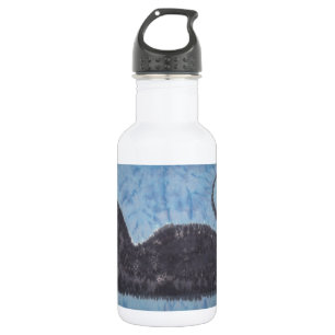 PhatDyes der Black Cat Gefärbte Krawatte Trinkflasche