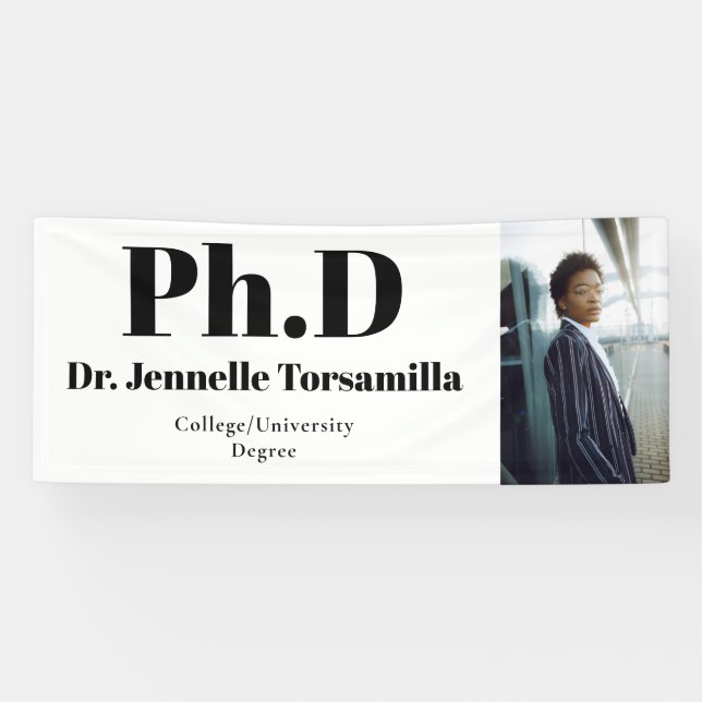 PhD-Abschluss im Graduate Foto Banner (Horizontal)