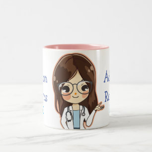 PhD-Abschluss mit zwei Tonen Zweifarbige Tasse