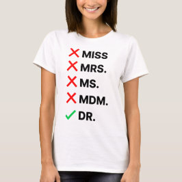 PhD Abschluss T - Shirt