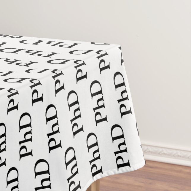PhD-Abschluss Tischdecke (Beispiel)