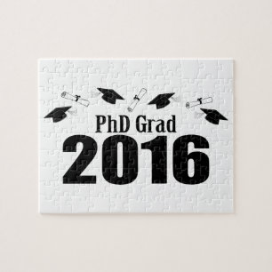 PhD-Absolvent-Klasse von 2016 Kappen und von
