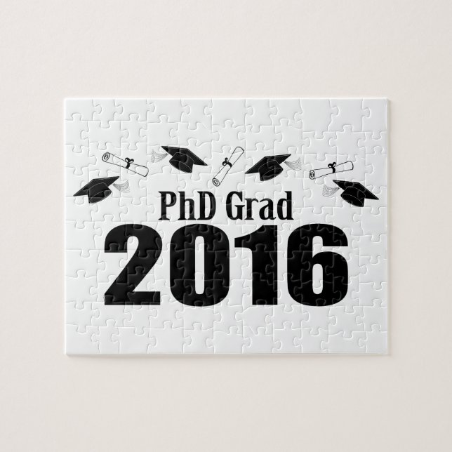 PhD-Absolvent-Klasse von 2016 Kappen und von (Horizontal)